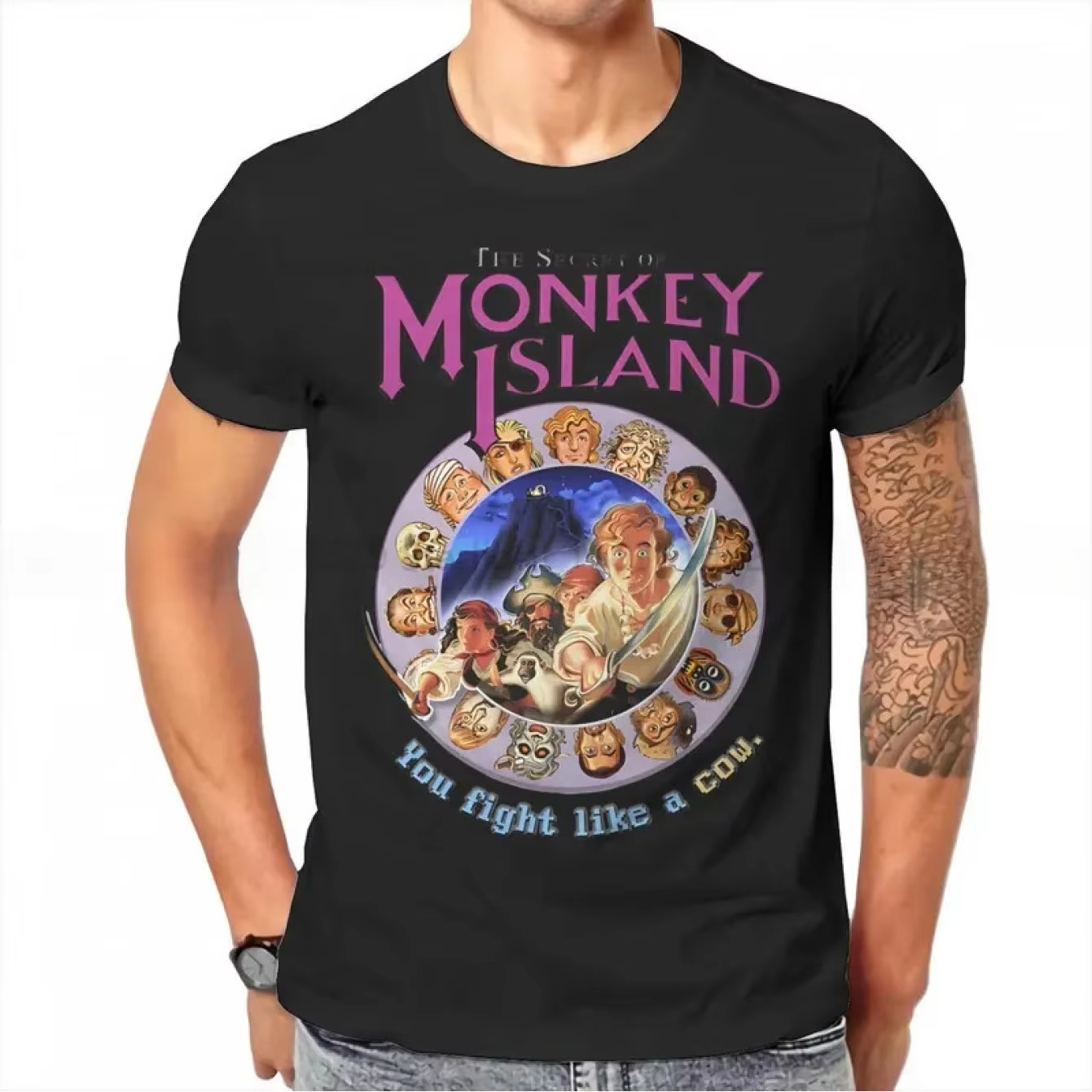 Retro Gaming Shops - Men's Secret of Monkey Island Vintage