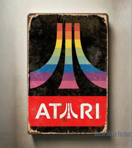 Retro Gaming Us - 1f,Retro Video Game Metal Poster Tin