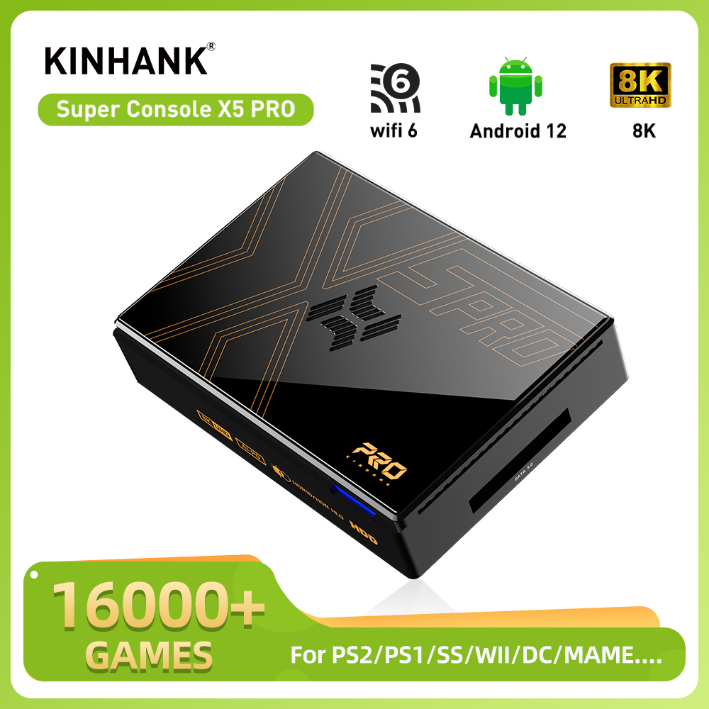 Retro Gaming Hdd - KINHANK Super Console X5 PRO Retro