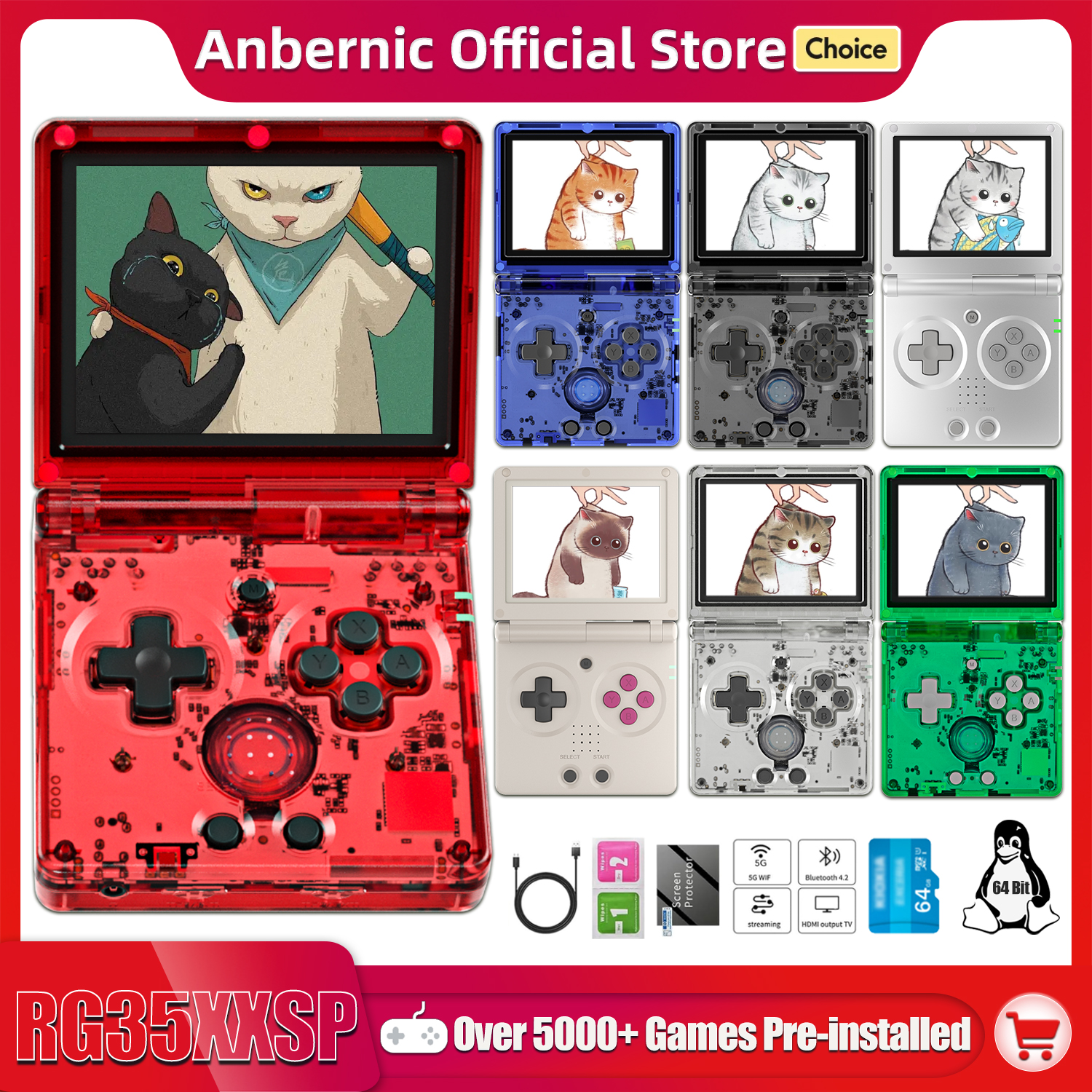 Anbernic NEW RG35XXSP Flip Han - Retro Gaming Play Zone review and price