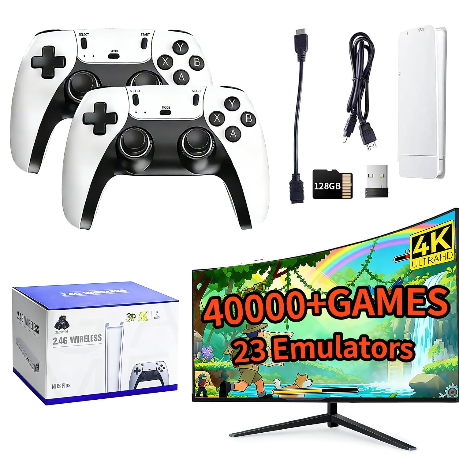 2026 Retro Gaming Console, 4K  - Retro Gaming Hdd review and price