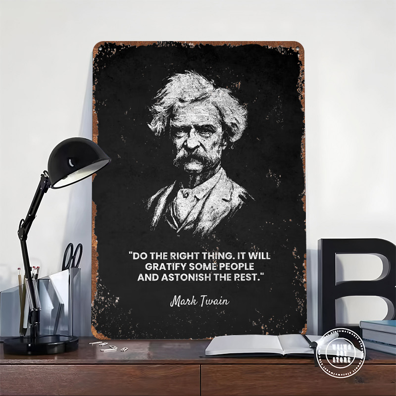 Mark Twain Do Right Thing Quot - Retro Gaming Quotes review and price