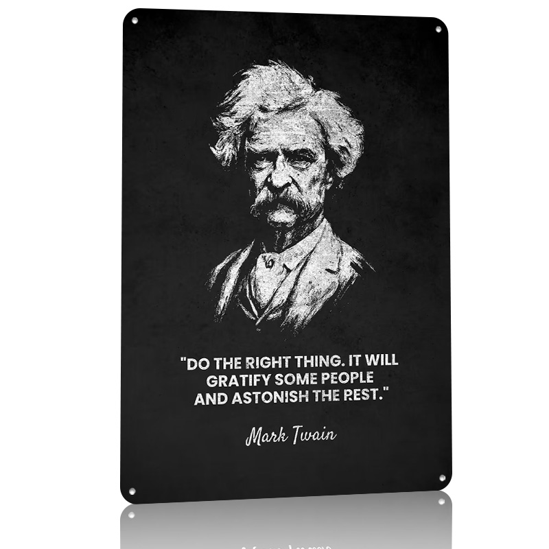 Mark Twain Do Right Thing Quot - Retro Gaming Quotes review and price