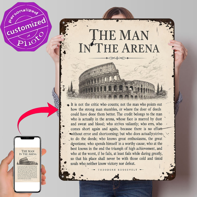 The Man in the Arena Quote Pos - Retro Gaming Quotes review and price