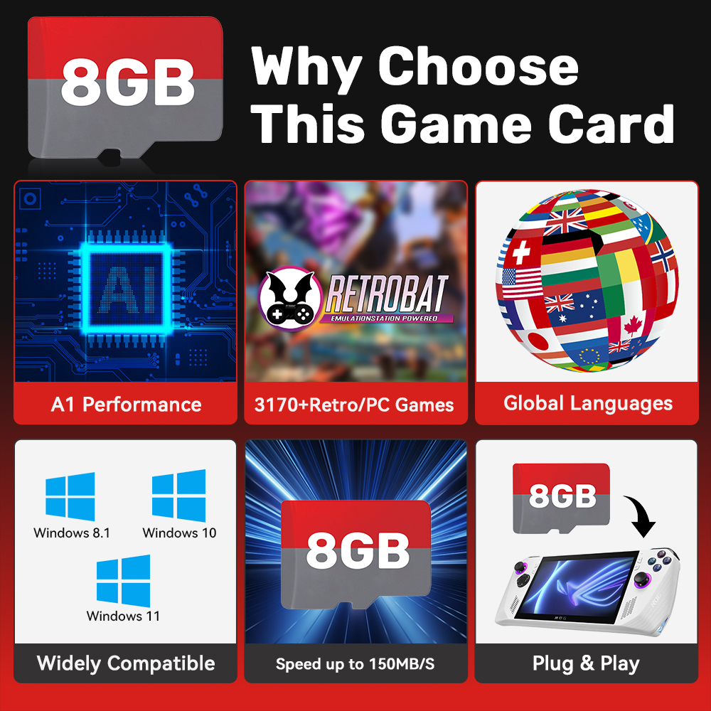 Retrobat 8GB Gaming TF Card Ga - Retro Gaming Corps review and price
