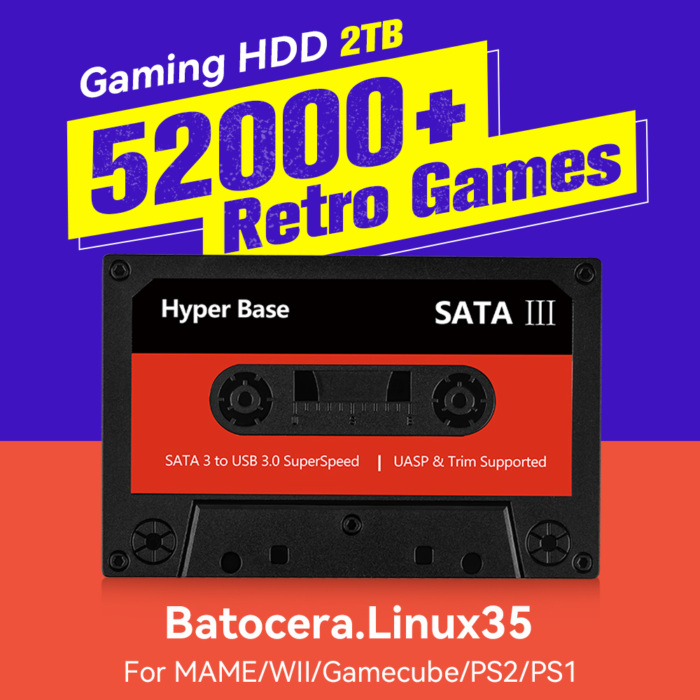 Batocera 500GB/2TB Retro Game  - Retro Gaming Play Zone review and price