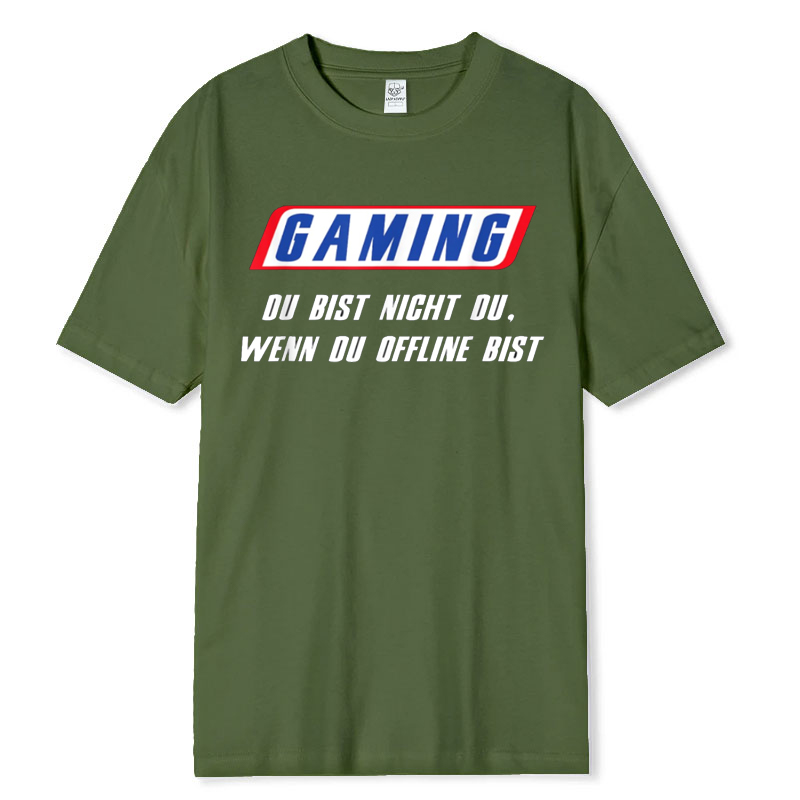 Funny German T Shirt Gaming Du - Retro Gaming Ideas review and price
