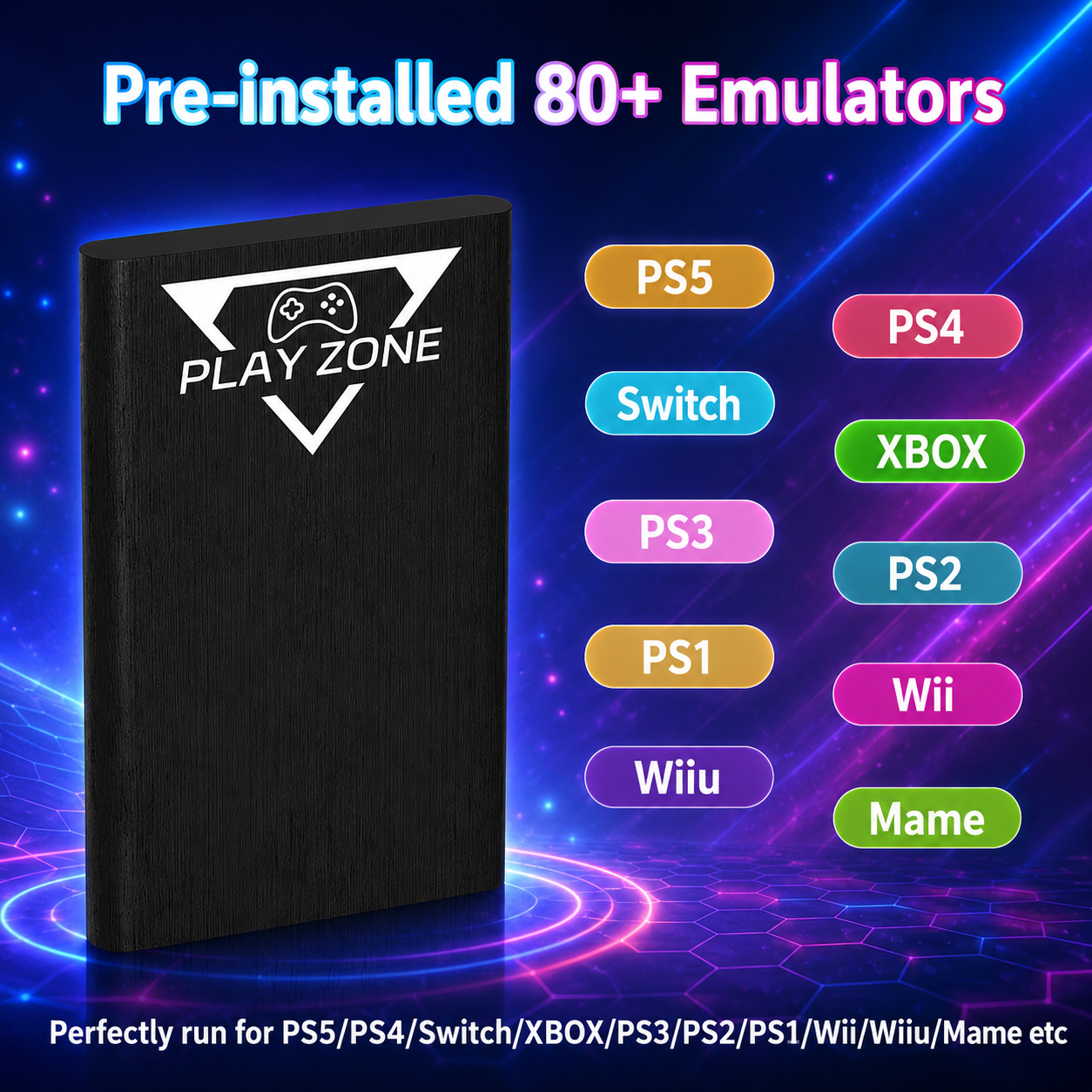JMachen Play Zone 1TB HDD 3 Sy - Retro Gaming Hdd review and price
