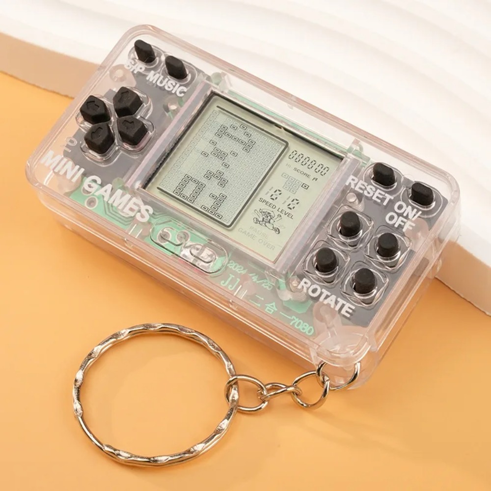 Mini Retro Handheld Game Conso - Retro Gaming Keychain review and price