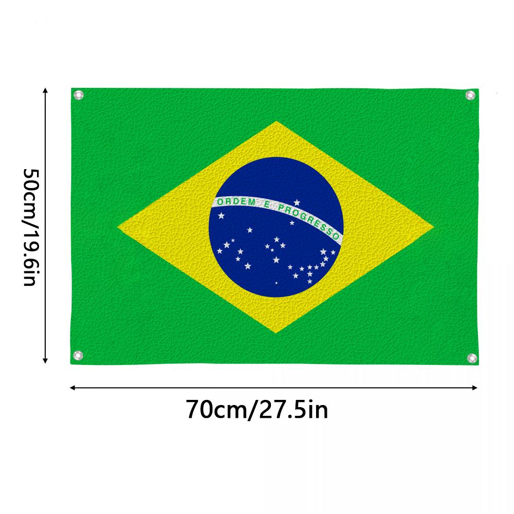 1PC Famosu Brazil Flags Retro  - Retro Gaming Banner review and price