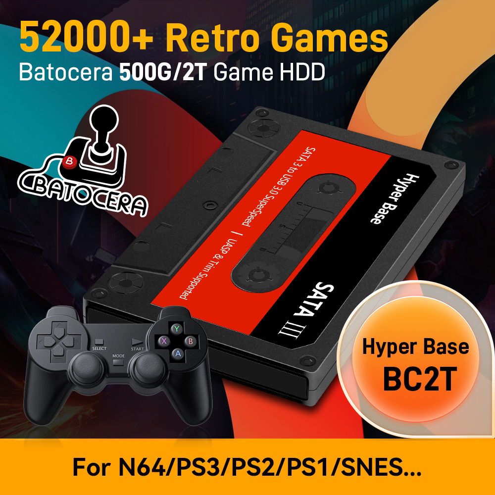 Batocera 500G/2T Emulator Game - Retro Gaming Hdd review and price
