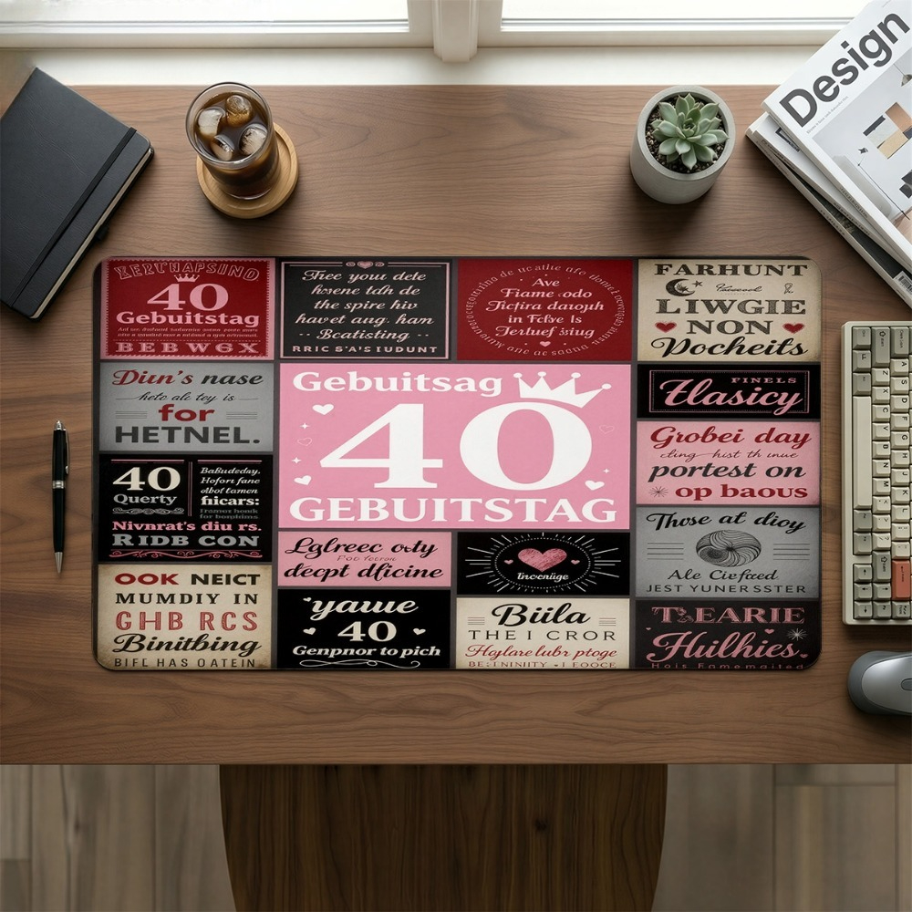 With retro birthday logo, pink - Background Retro Gaming review and price