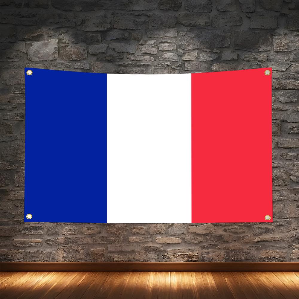 1PC Famous France Flags Retro  - Retro Gaming Banner review and price