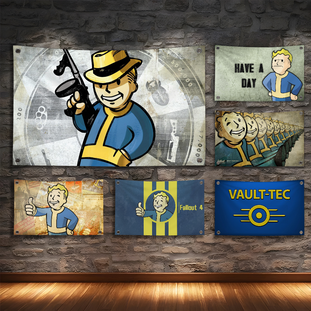 Game-F-fallouts-logo Cool Retr - Retro Gaming Banner review and price