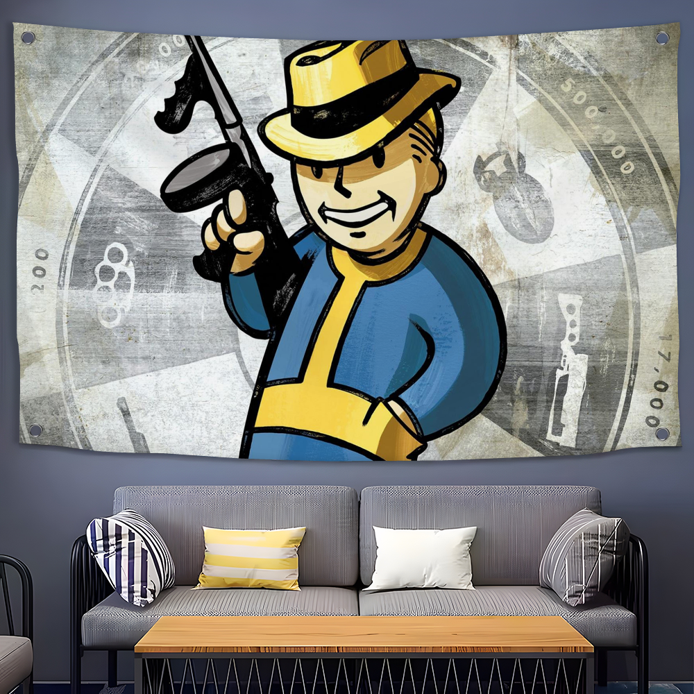 Game-F-fallouts-logo Cool Retr - Retro Gaming Banner review and price