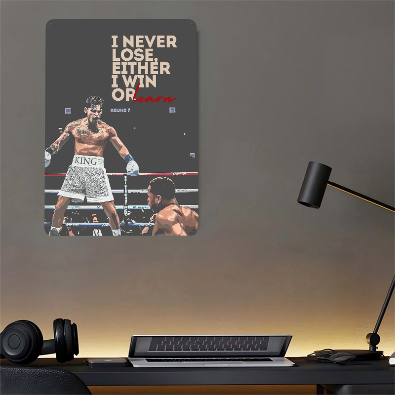 Boxing Quote Motivation Tin Po - Retro Gaming Quotes review and price