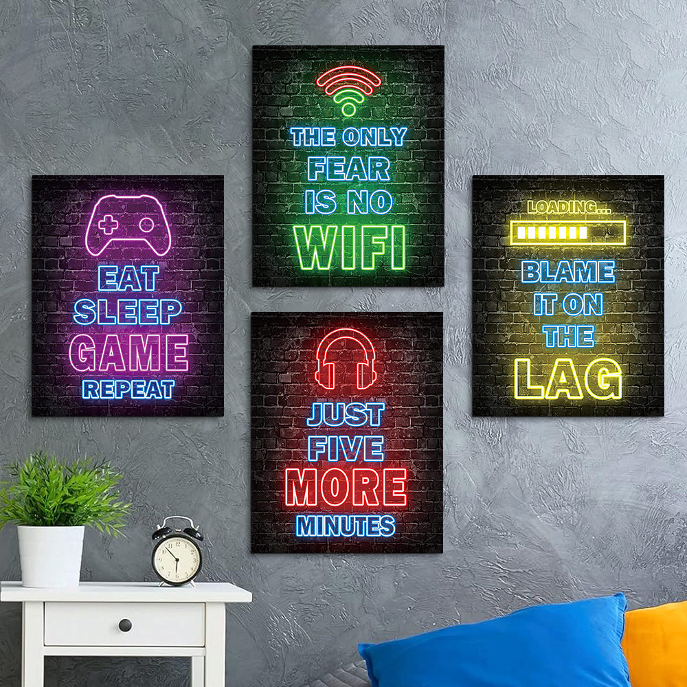  Style Wall Mural Sticker Abst - Background Retro Gaming review and price