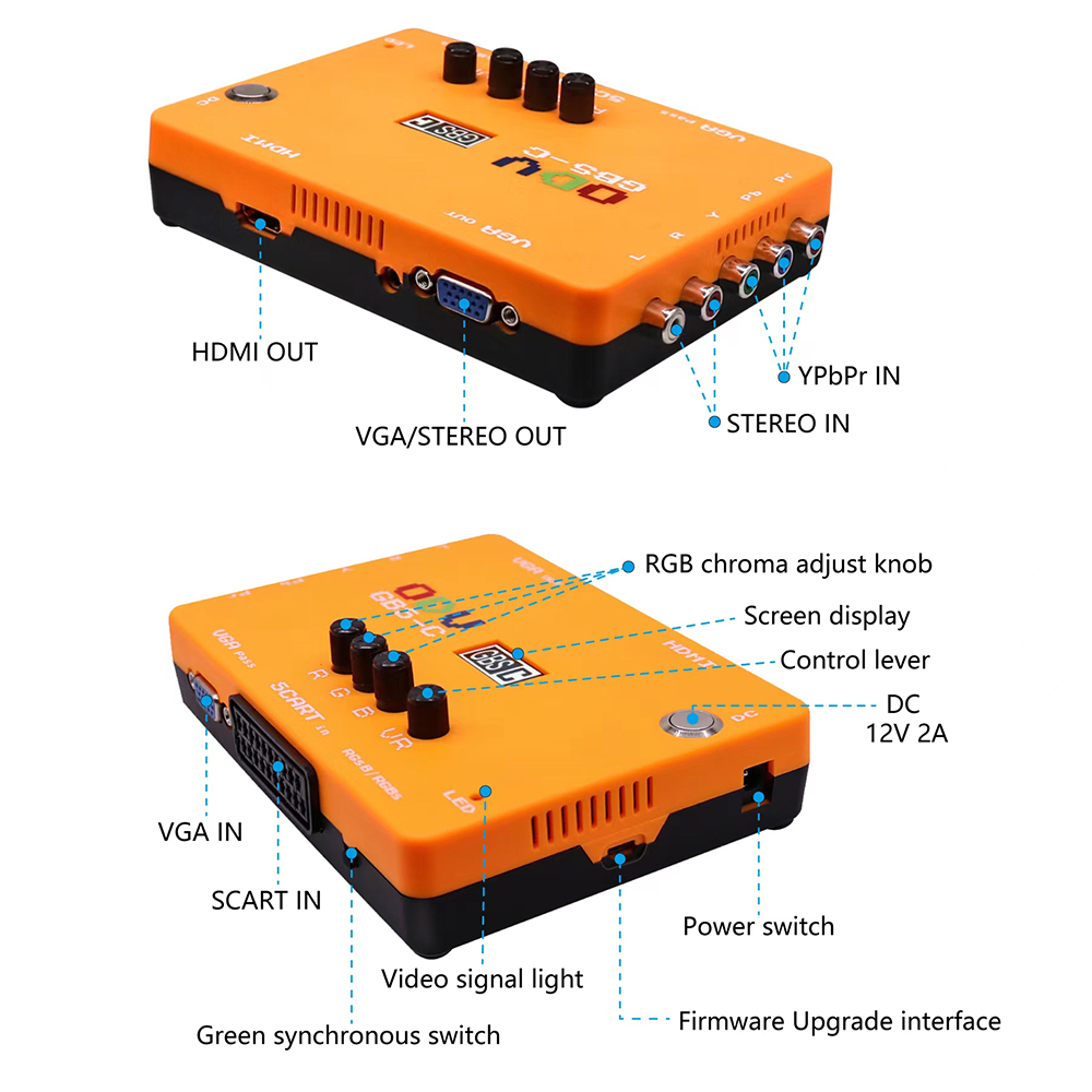 ODV-GBS-C Component/VGA/Scart  - Retro Gaming Fun review and price
