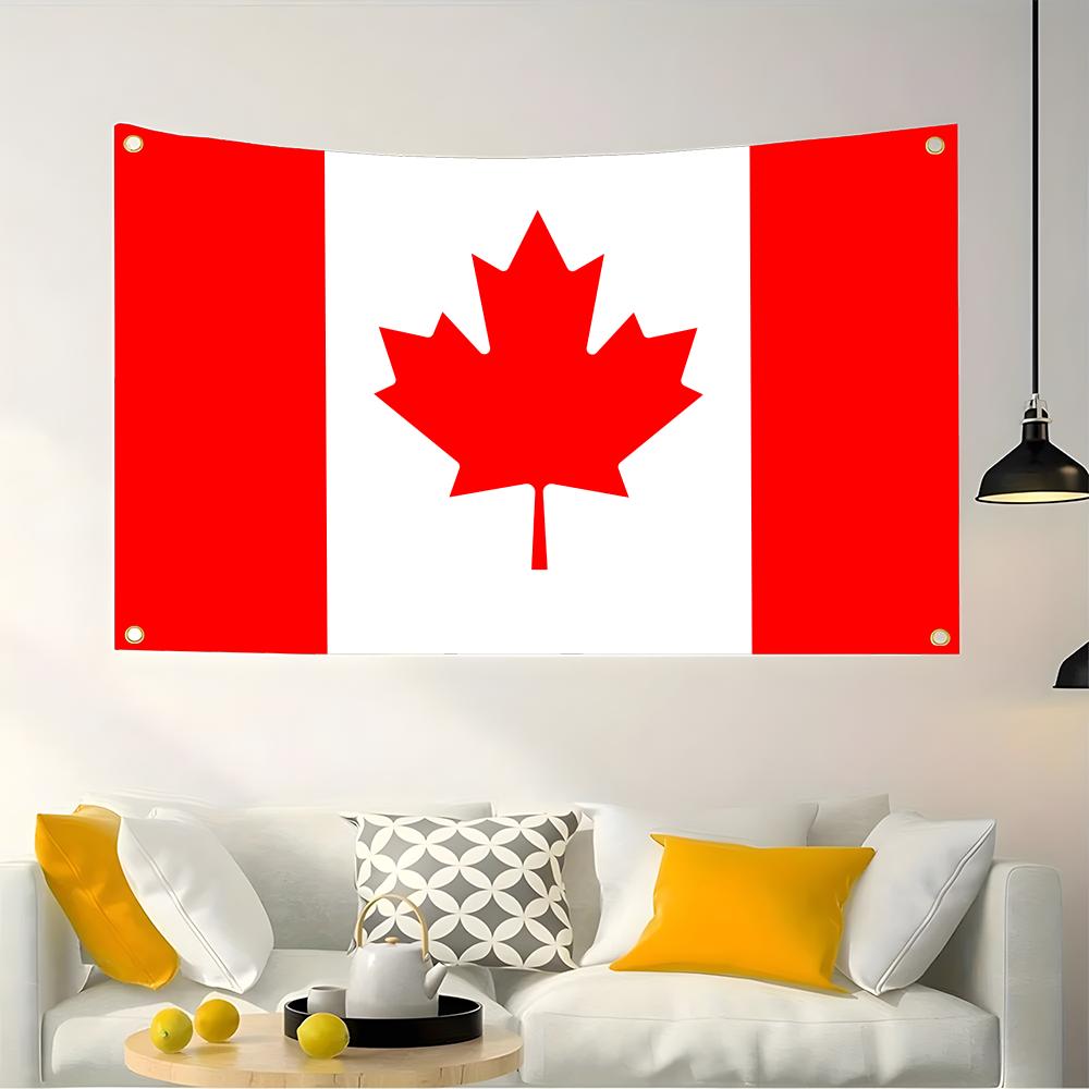 1PC Classic Canadian Flags Ret - Retro Gaming Banner review and price