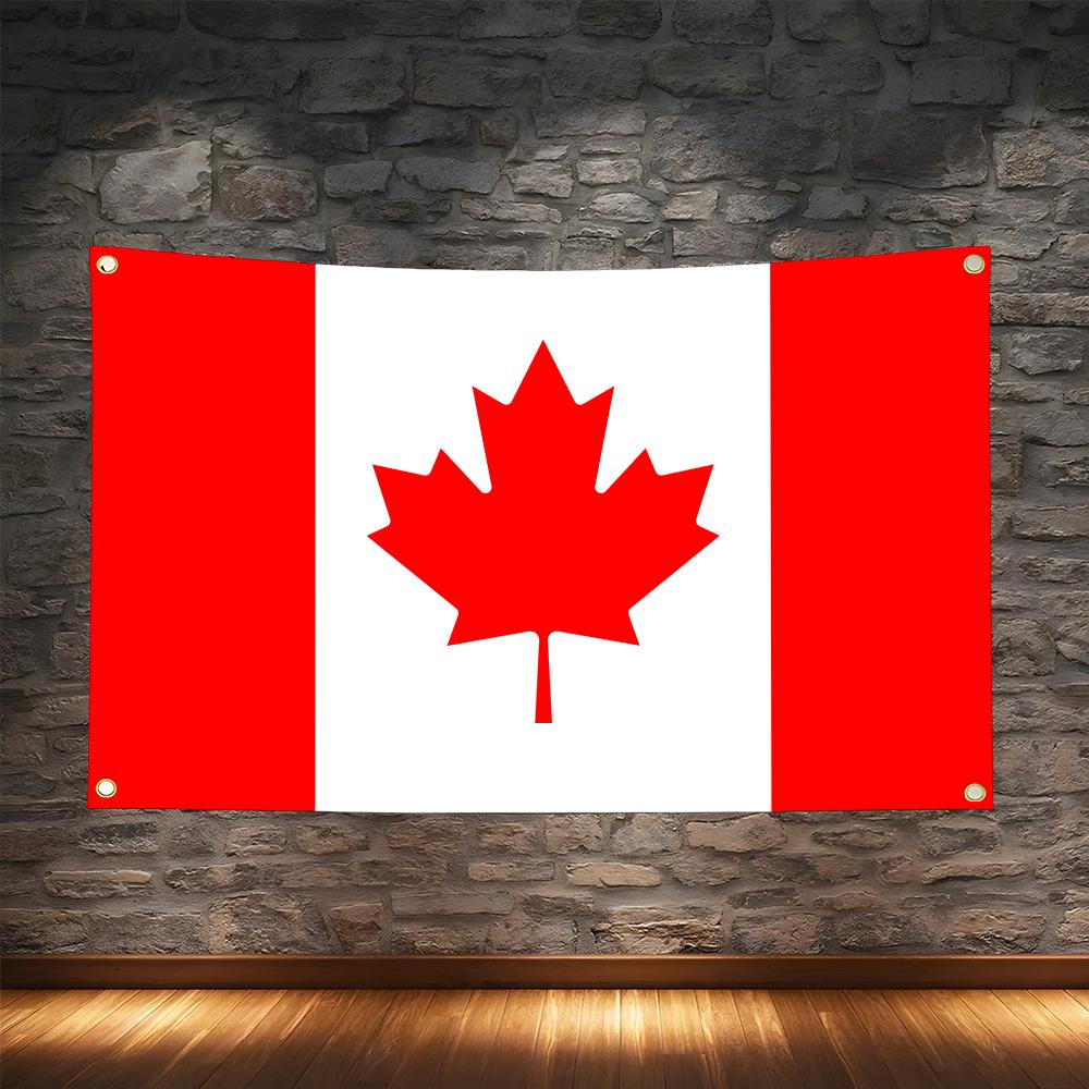 1PC Classic Canadian Flags Ret - Retro Gaming Banner review and price