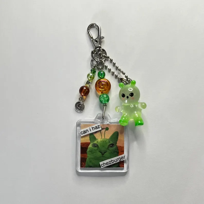 silly alien keychains Y2K - Retro Gaming Keychain review and price