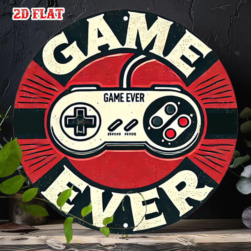 2D Flat 1pc Retro Gaming Round - Retro Gaming Fun review and price