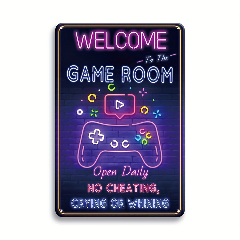 Welcome to the Game Room Metal - Retro Gaming Us review and price