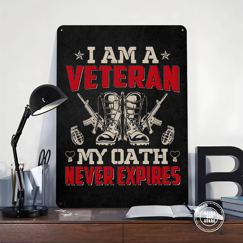 Veteran Military Quote Metal P - Retro Gaming Quotes review and price