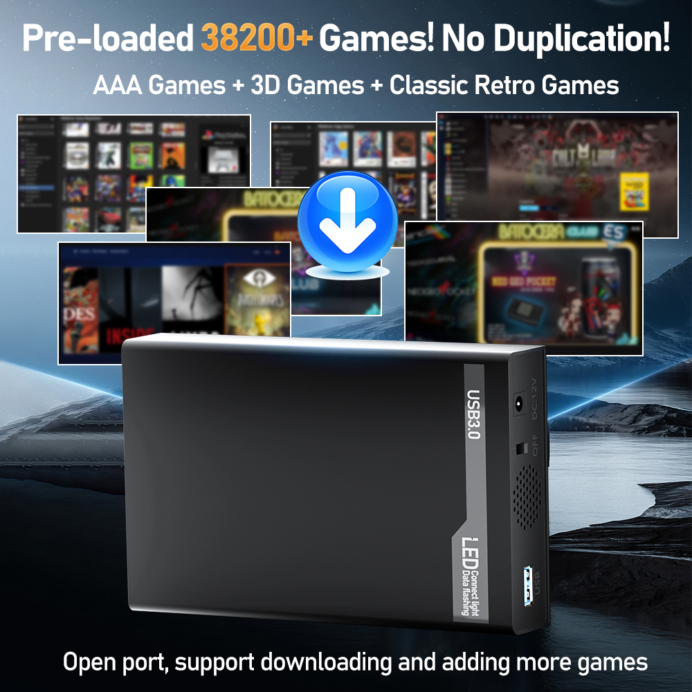 500G Retro Gaming HDD Video Ga - Retro Gaming Play Zone review and price