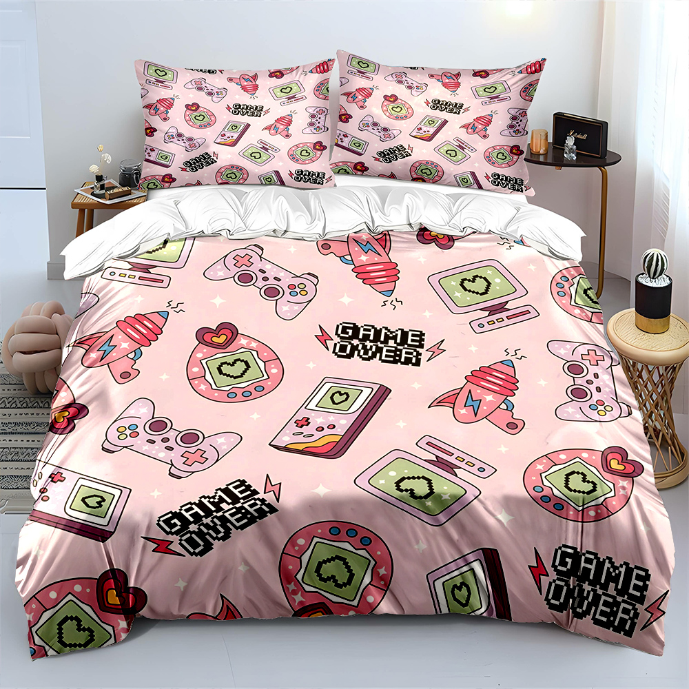 Retro Gaming Icons on Pink Bac - Background Retro Gaming review and price