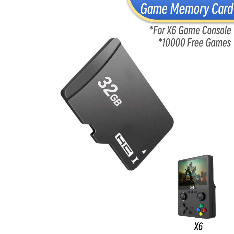 Game Card For X6 Game Console  - Retro Gaming X6 review and price