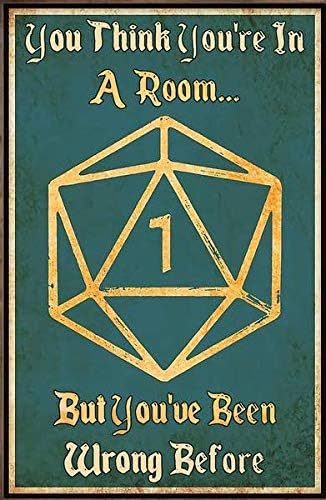 Retro Metal Tin Sign You Think - Retro Gaming Shops review and price