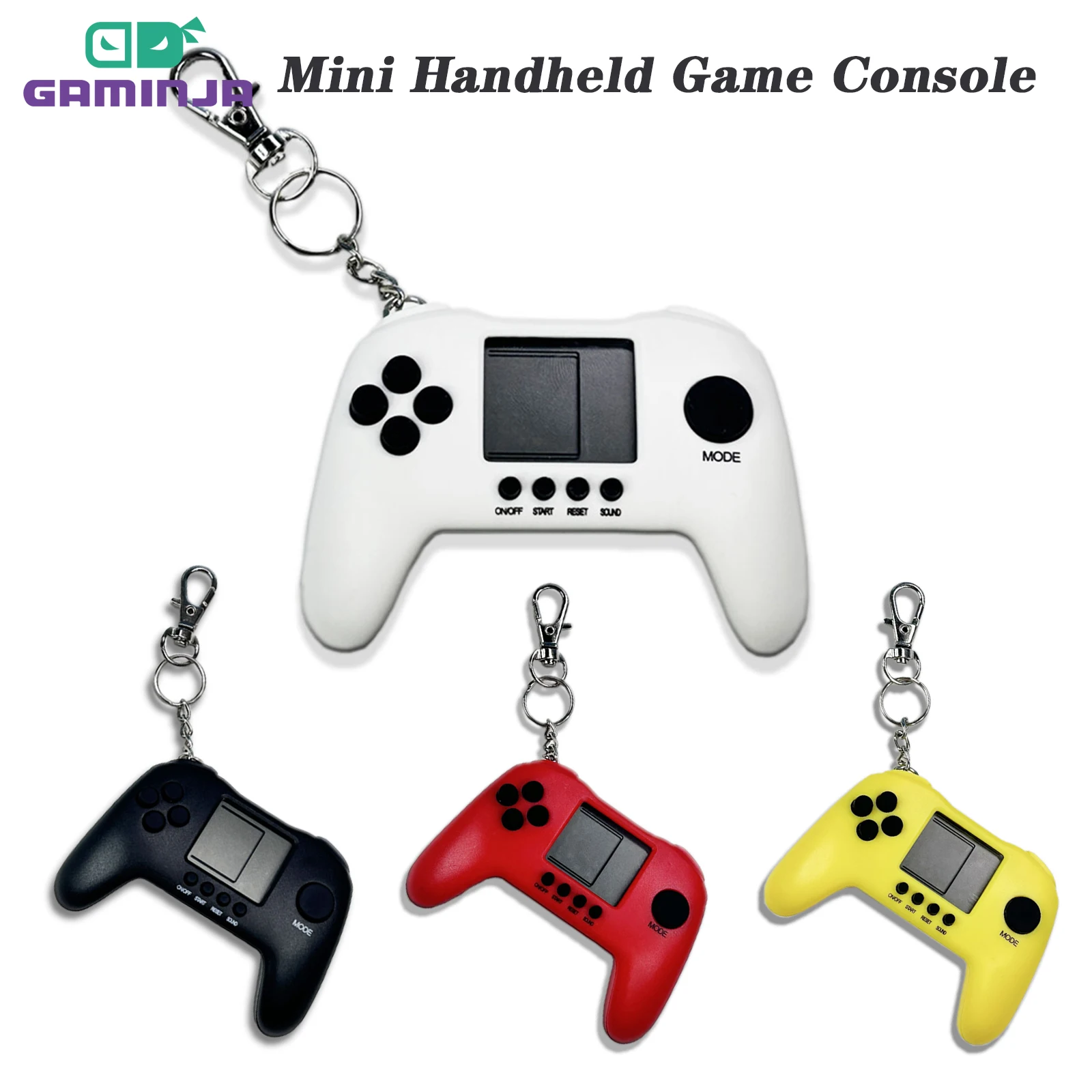 GAMINJA GC61 Mini Handheld Gam - Retro Gaming Keychain review and price