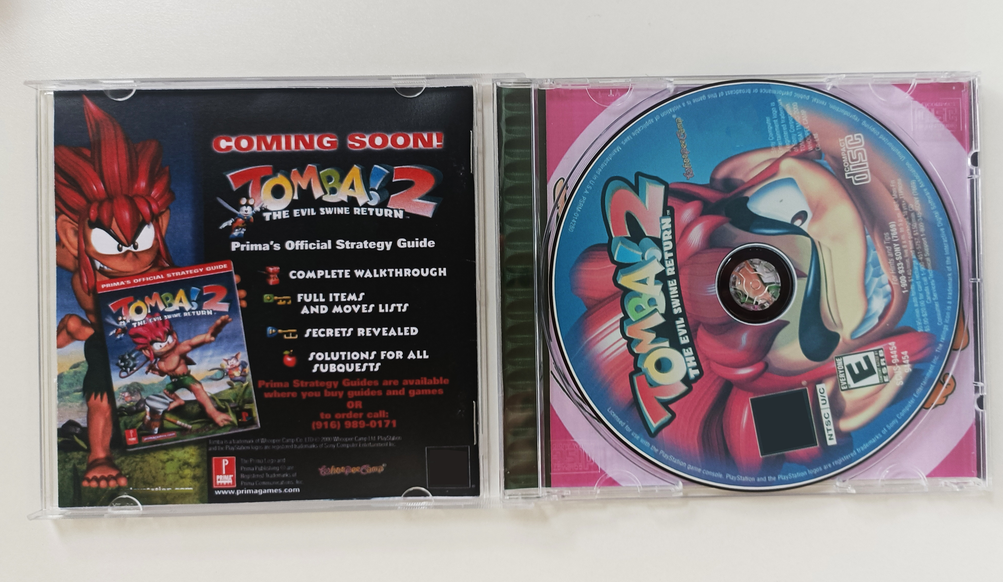 PS1 Tomba 2 With Manual Copy G - Retro Gaming Play Zone review and price