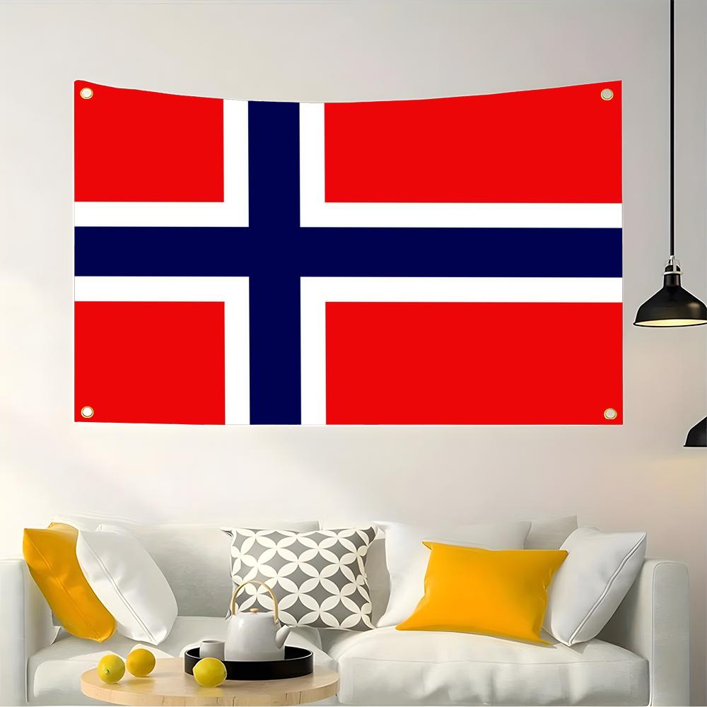 1PC Famous Norway Flags Retro  - Retro Gaming Banner review and price