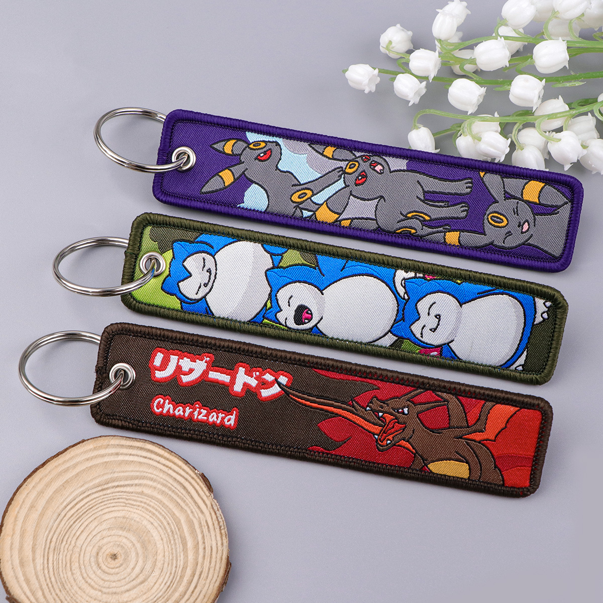 Cute Embroidery Key Fobs Anime - Retro Gaming Keychain review and price