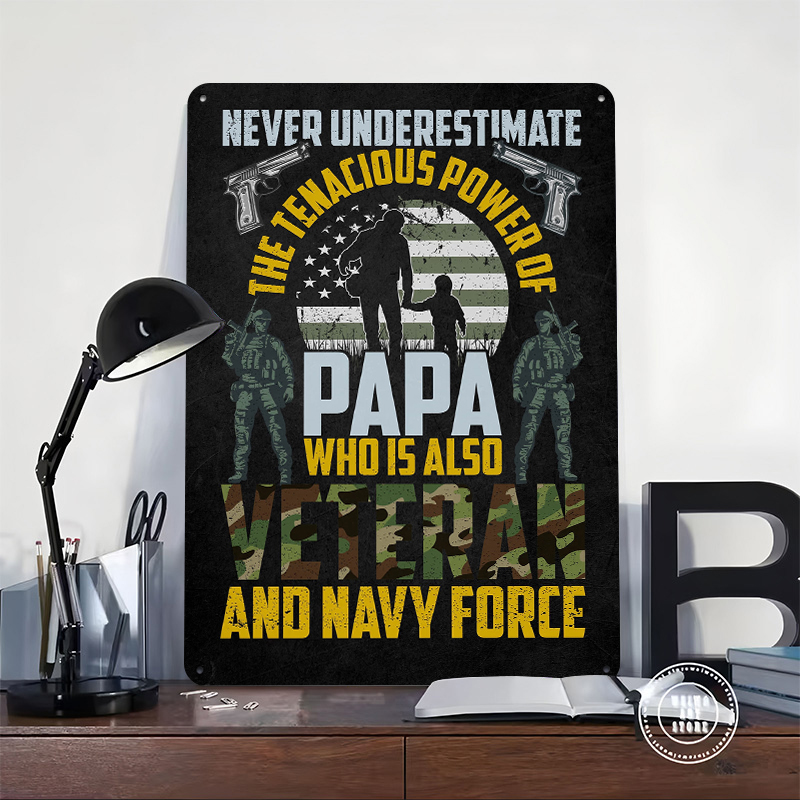 Veteran Military Quote Metal P - Retro Gaming Quotes review and price