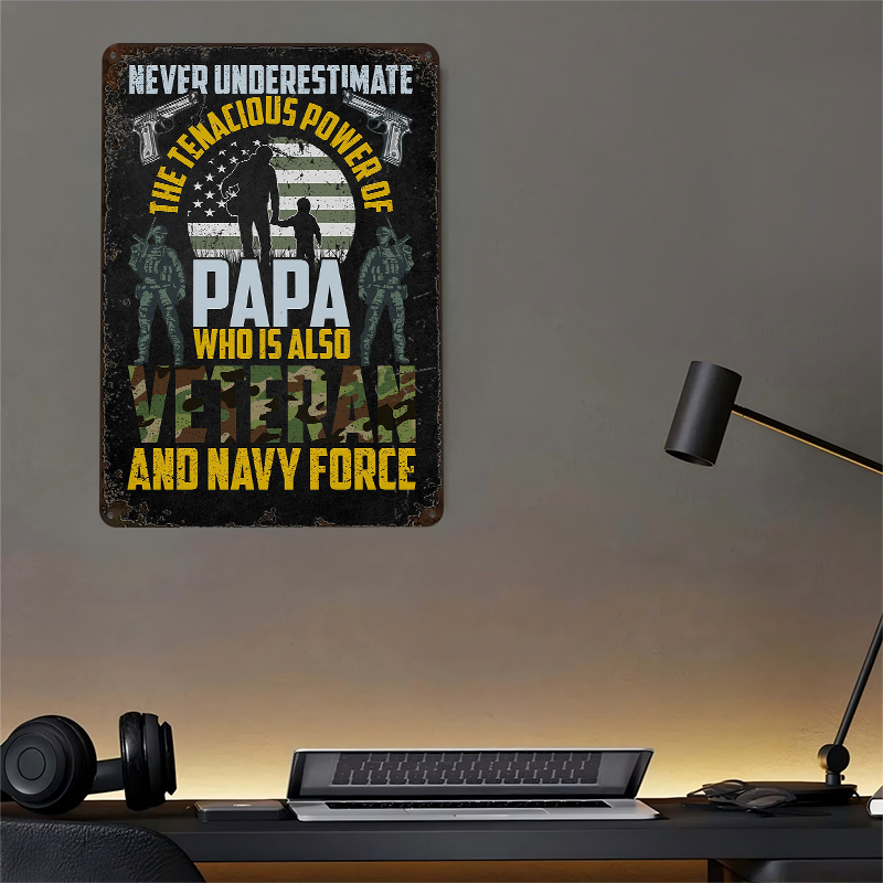 Veteran Military Quote Metal P - Retro Gaming Quotes review and price