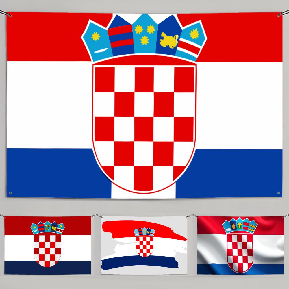 1PC Famous Croatia Flags Retro - Retro Gaming Banner review and price