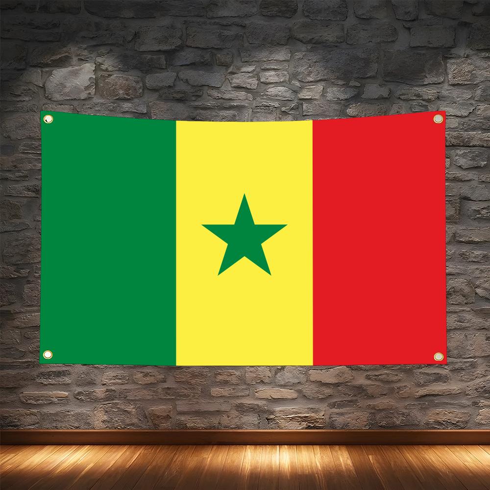 1PC Classic Senegal Flags Retr - Retro Gaming Banner review and price