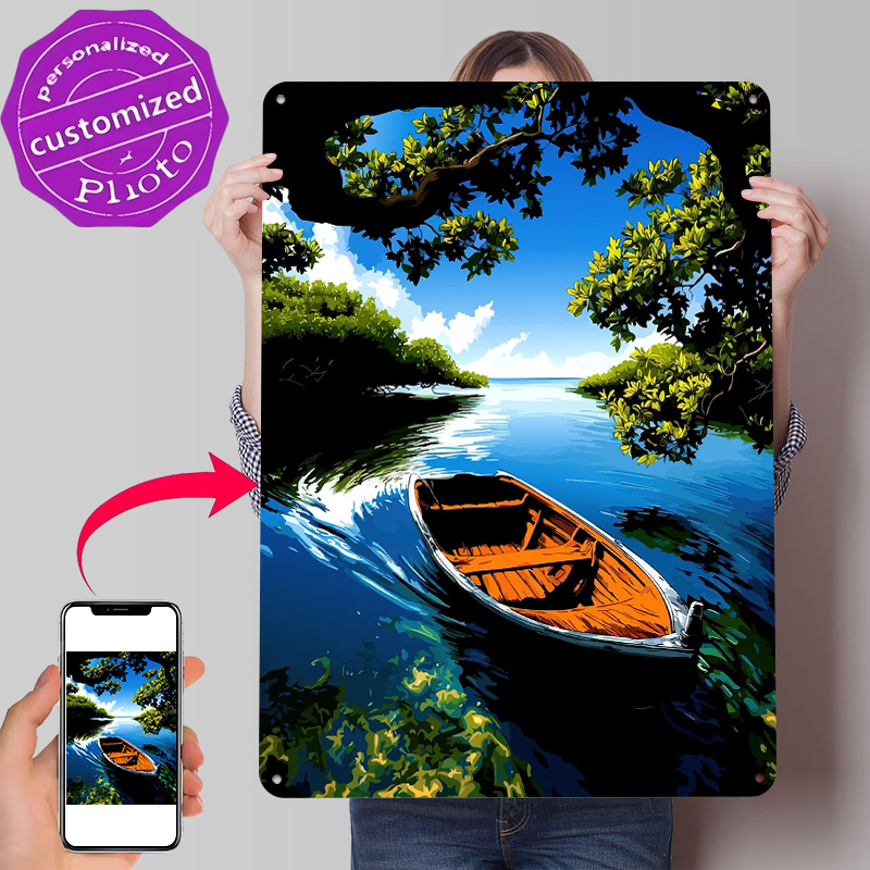 Rowboat on a Serene River Tin  - Retro Gaming On review and price