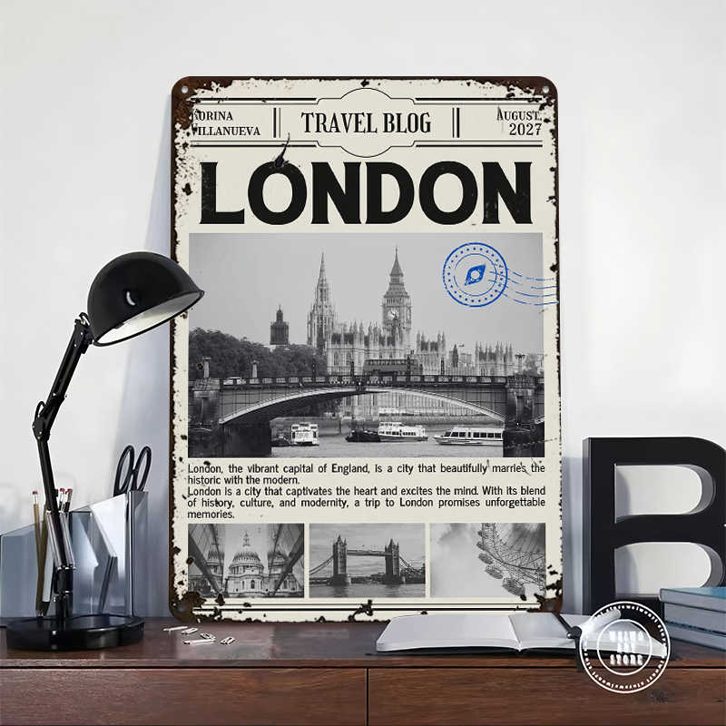 London Travel Printed Poster C - Retro Gaming In London review and price