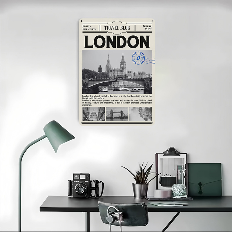 London Travel Printed Poster C - Retro Gaming In London review and price