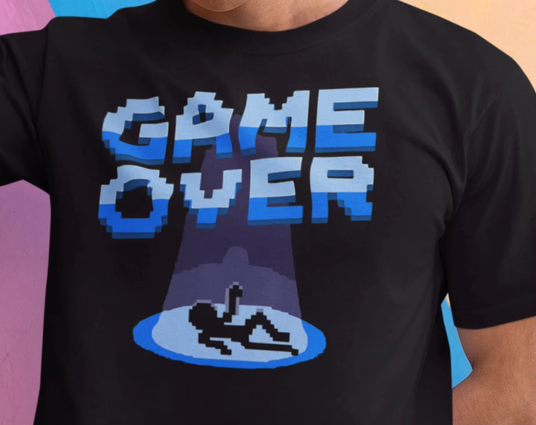 Game Over Screen Tee Retro Gam - Retro Gaming Shops review and price